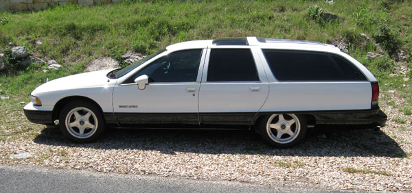 left side of cruiser