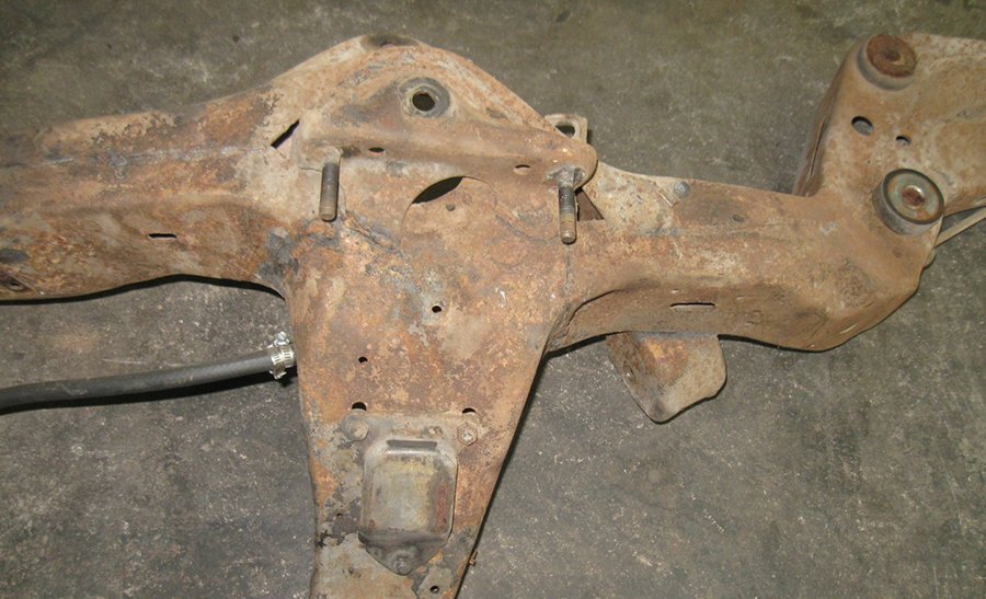 Front of frame initial photo