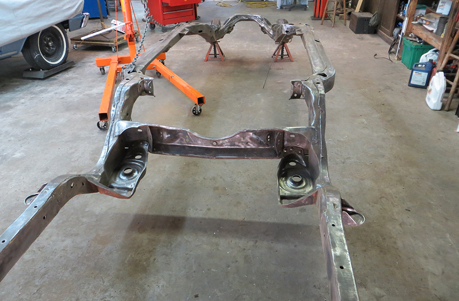 stripped frame