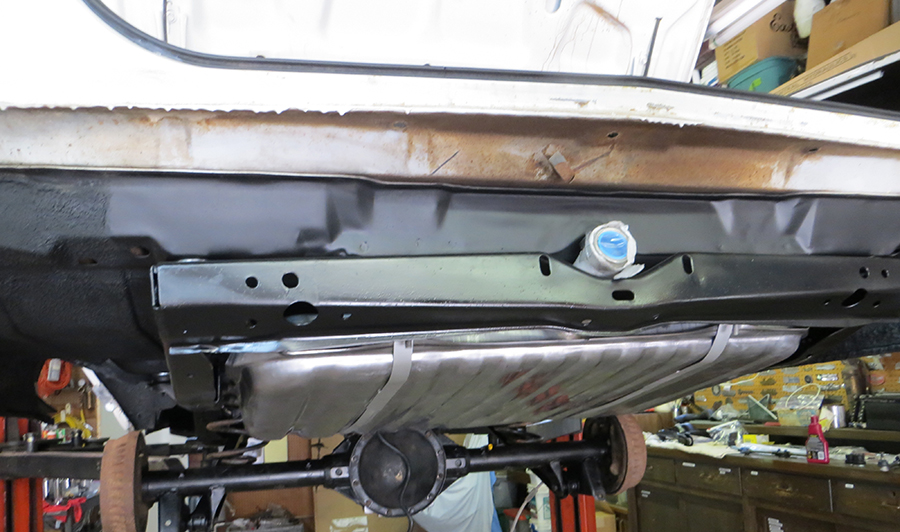 fuel tank mounted
